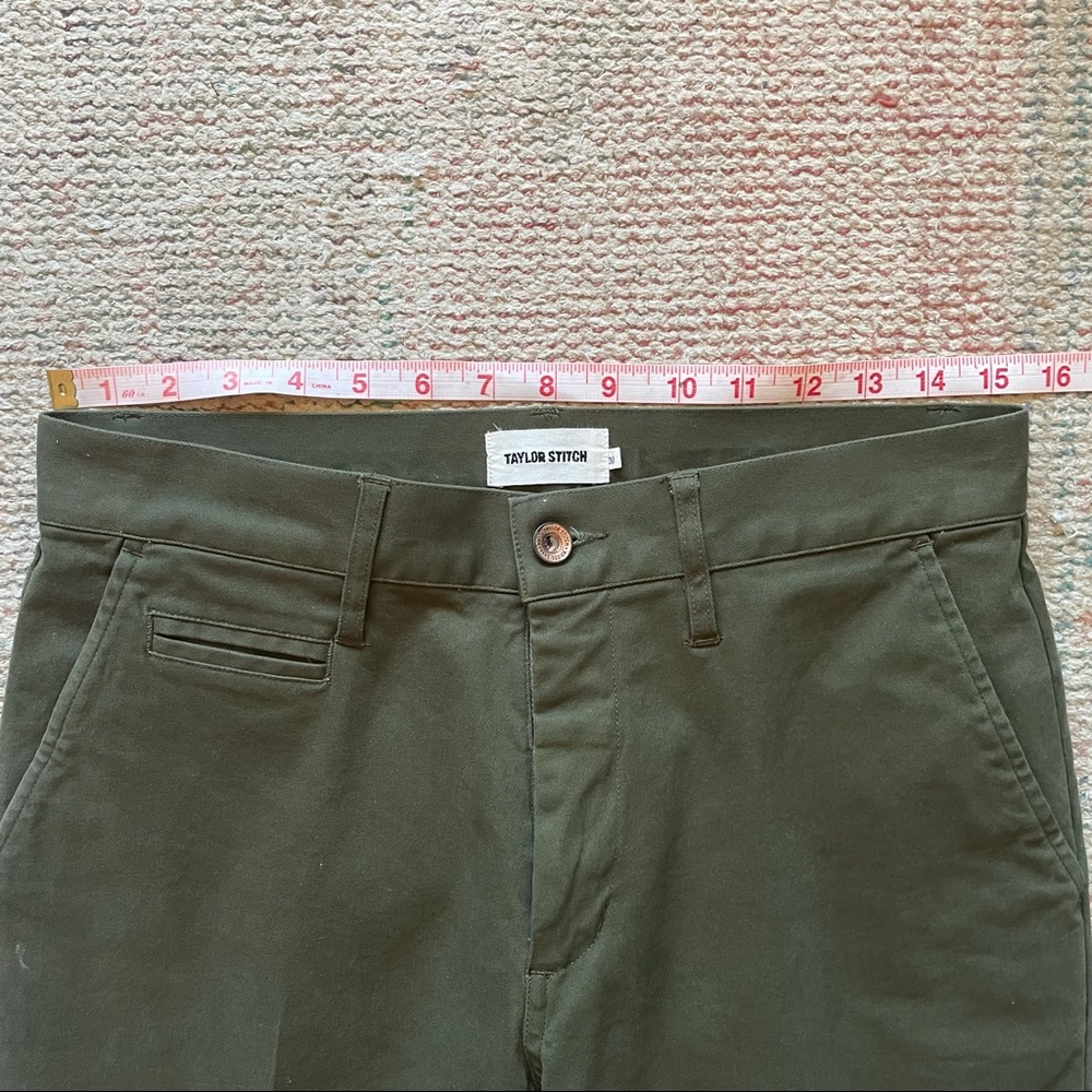 Taylor stitch slim chino 30W in Olive